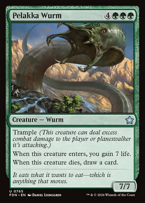 Pelakka Wurm · Foundations 765/771