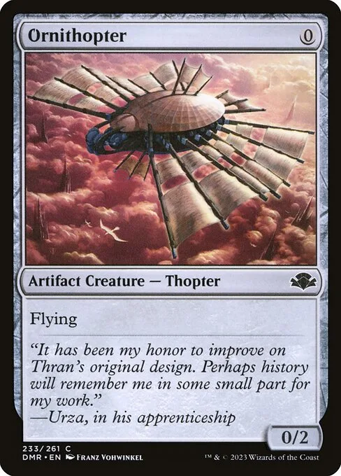 Ornithopter · Dominaria Remastered 233/457