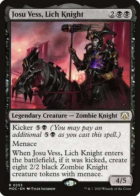 Josu Vess, Lich Knight · March of the Machine Commander 253/450
