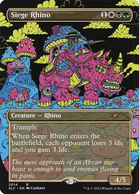 Siege Rhino · Secret Lair Countdown 2014/84