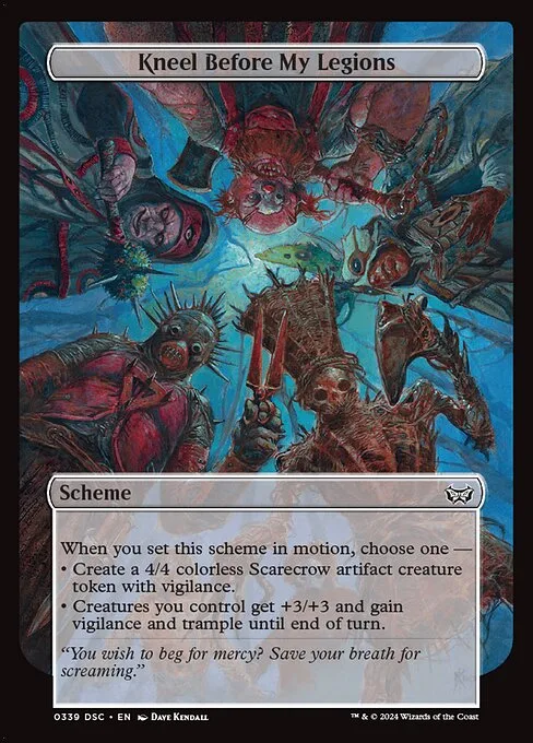 Kneel Before My Legions · Duskmourn: House of Horror Commander 339/373