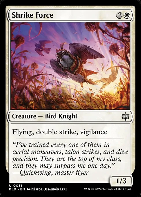 Shrike Force · Bloomburrow 31/398