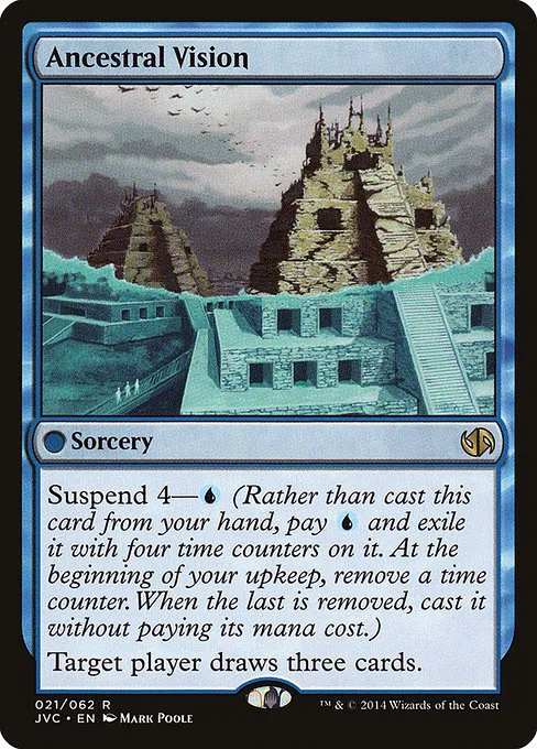 Ancestral Vision · Duel Decks Anthology: Jace vs. Chandra 21/62