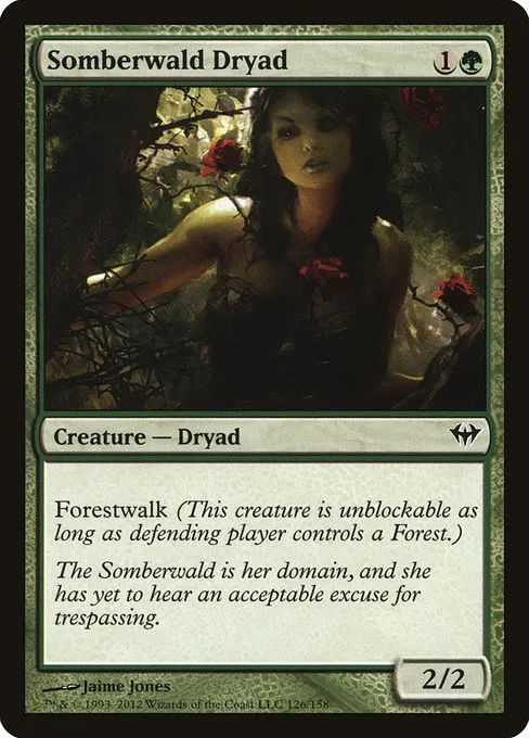 Somberwald Dryad · Dark Ascension 126/158