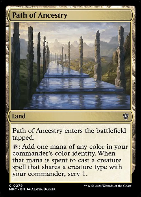 Path of Ancestry · Murders at Karlov Manor Commander 279/358