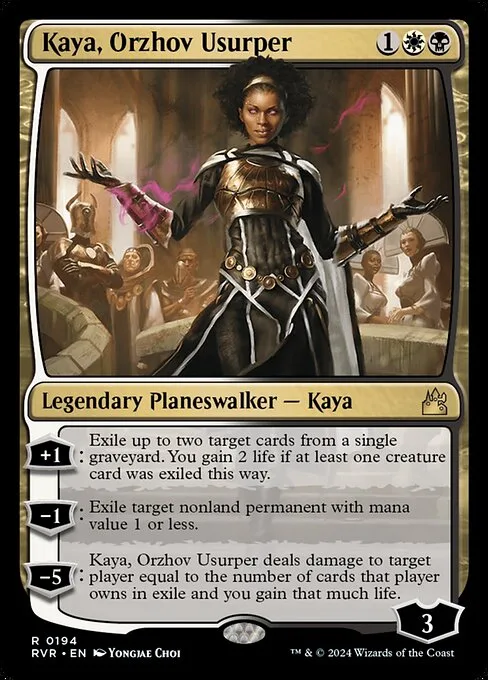 Kaya, Orzhov Usurper · Ravnica Remastered 194/531