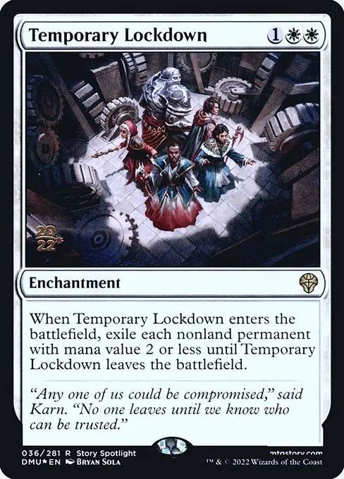Temporary Lockdown · Dominaria United Promos 36s/161