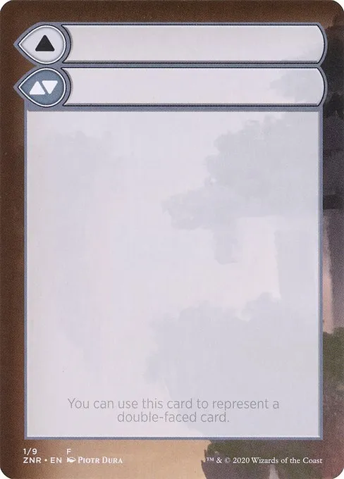 Double-Faced Substitute Card · Zendikar Rising Substitute Cards 1/9