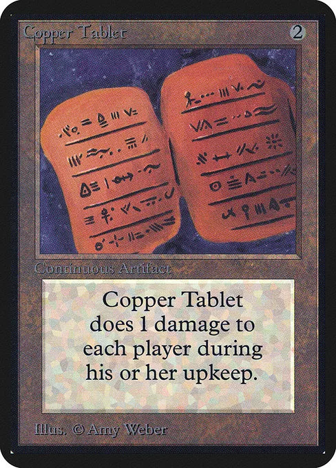 Copper Tablet · Limited Edition Alpha 238/295