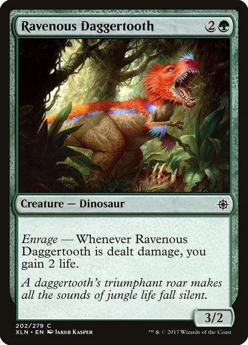 Ravenous Daggertooth · Ixalan 202/289