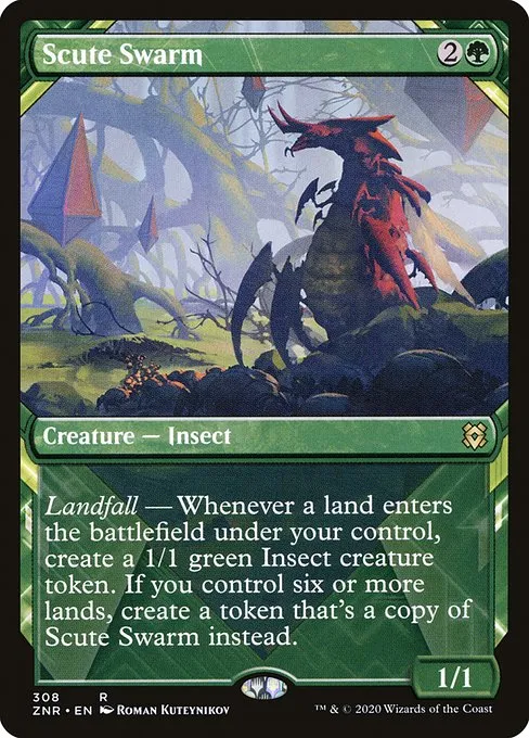 Scute Swarm · Zendikar Rising 308/407