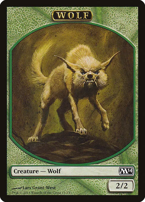 Wolf · Magic 2014 Tokens 11/13