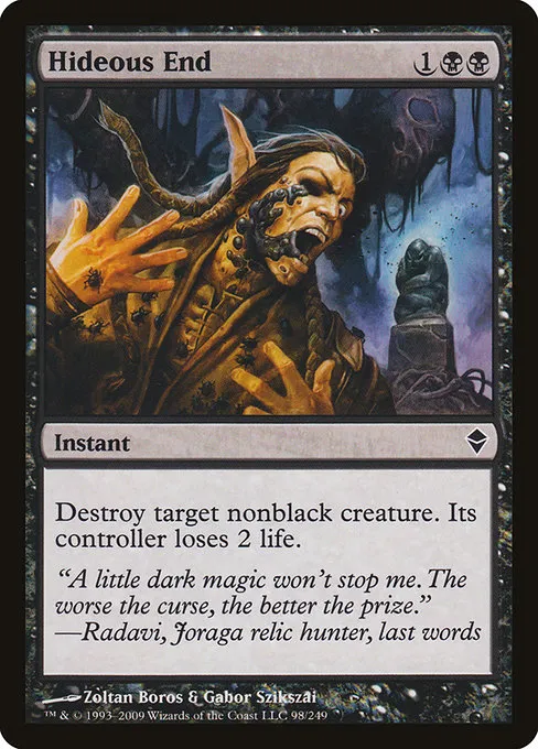 Hideous End · Zendikar 98/269