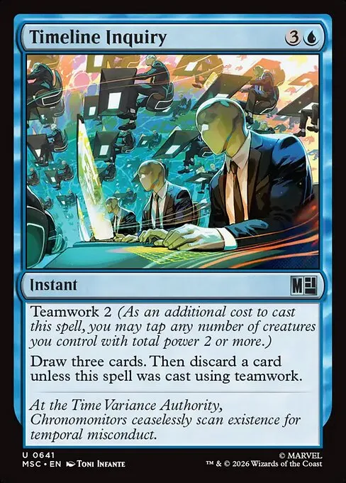 Timeline Inquiry · Marvel Super Heroes Commander 641/9