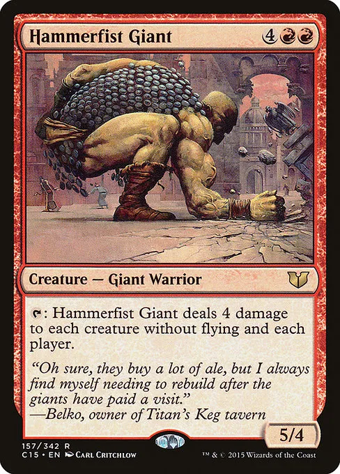 Hammerfist Giant · Commander 2015 157/342