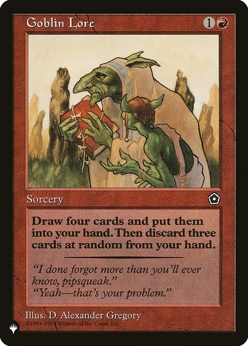 Goblin Lore · The List P02-99/5050