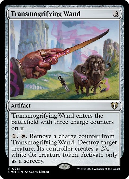 Transmogrifying Wand · Commander Masters 981/1067