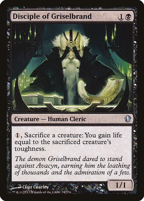 Disciple of Griselbrand · Commander 2013 74/356