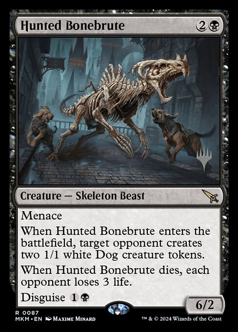 Hunted Bonebrute · Murders at Karlov Manor Promos 87p/180