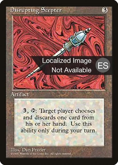 Disrupting Scepter · Fourth Edition Foreign Black Border 316/378