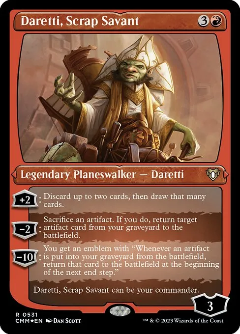 Daretti, Scrap Savant · Commander Masters 531/1067