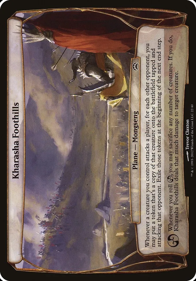 Kharasha Foothills · Planechase 2012 Planes 22/40