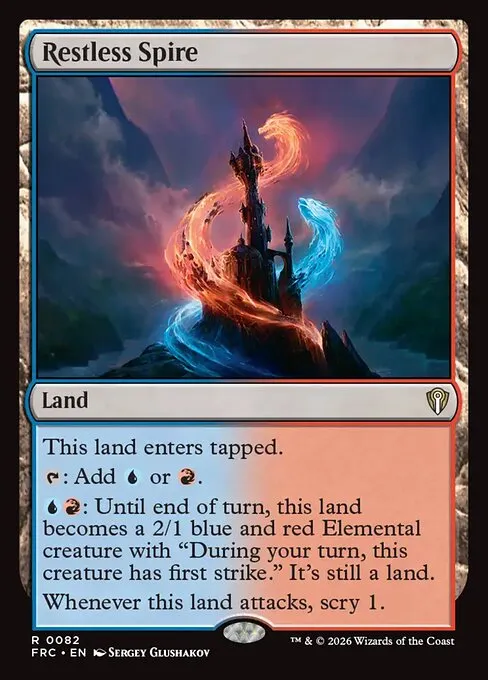 Restless Spire · Reality Fracture Commander 82/2