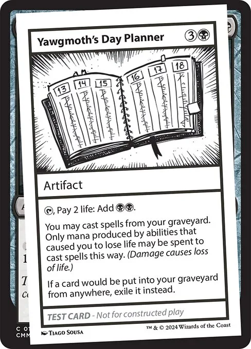 Yawgmoth's Day Planner · Mystery Booster 2 555/385