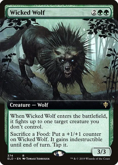 Wicked Wolf · Throne of Eldraine 374/398