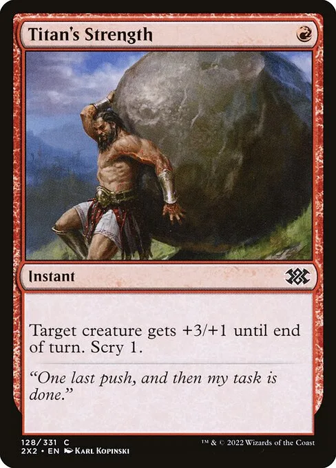 Titan's Strength · Double Masters 2022 128/579