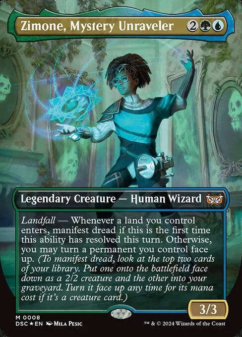 Zimone, Mystery Unraveler · Duskmourn: House of Horror Commander 8/373