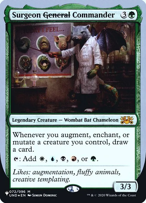 Surgeon General Commander · The List (Unfinity Foil Edition) 42/62