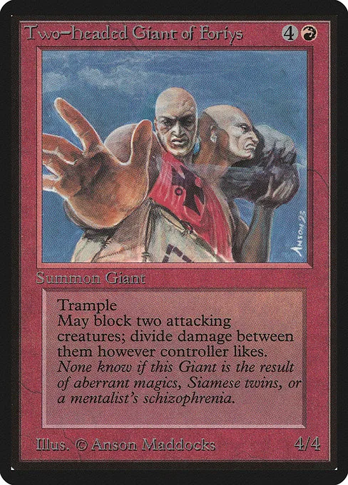 Two-Headed Giant of Foriys · Limited Edition Beta 180/302