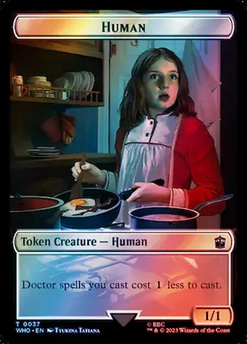 Human · Doctor Who Tokens 37/64