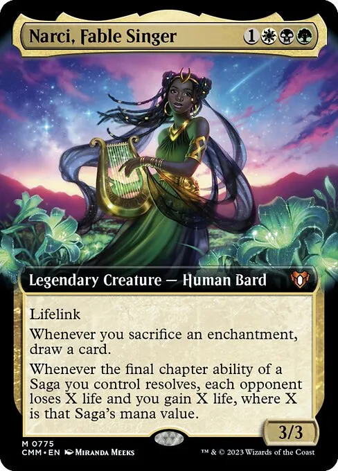 Narci, Fable Singer · Commander Masters 775/1067