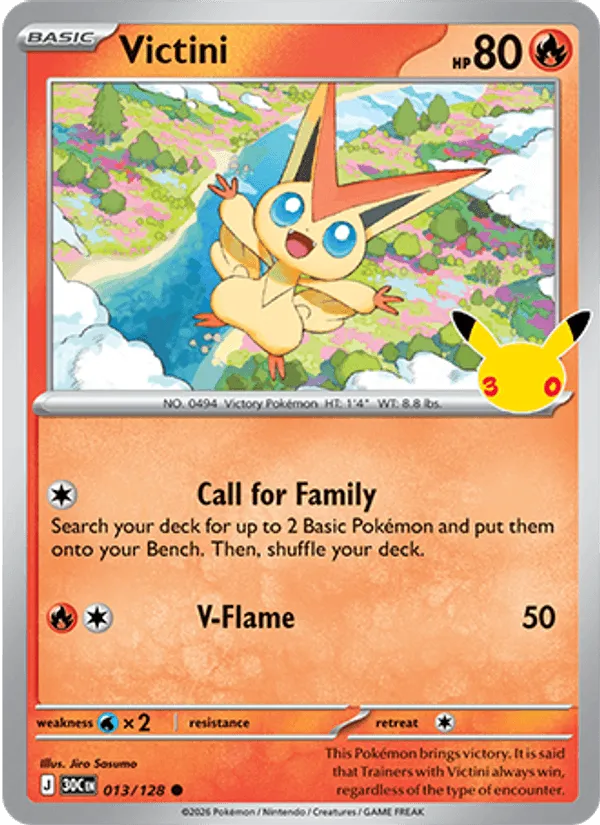 Victini · 30th Celebration 013/128