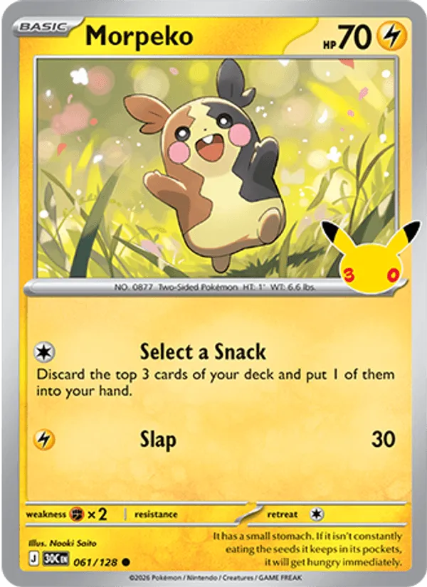 Morpeko · 30th Celebration 061/128