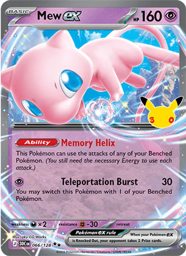Mew ex · 30th Celebration 066/128