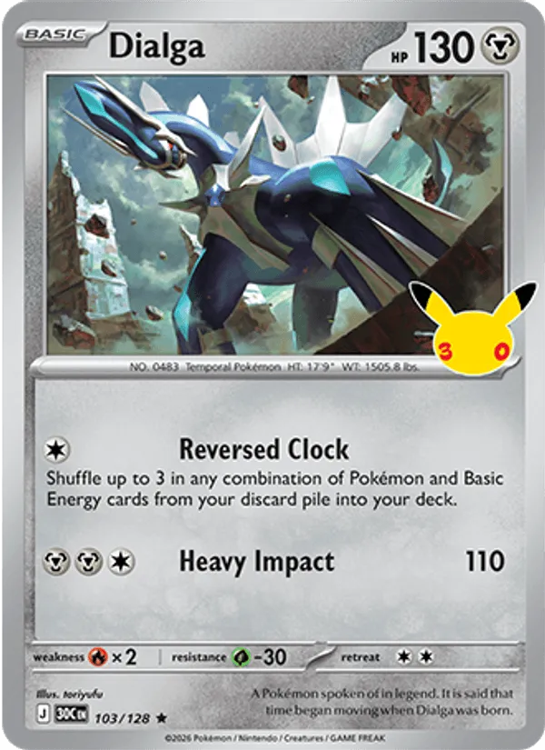 Dialga · 30th Celebration 103/128