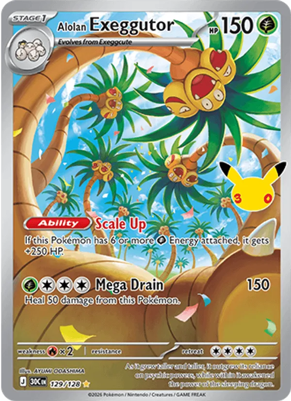 Alolan Exeggutor · 30th Celebration 129/128