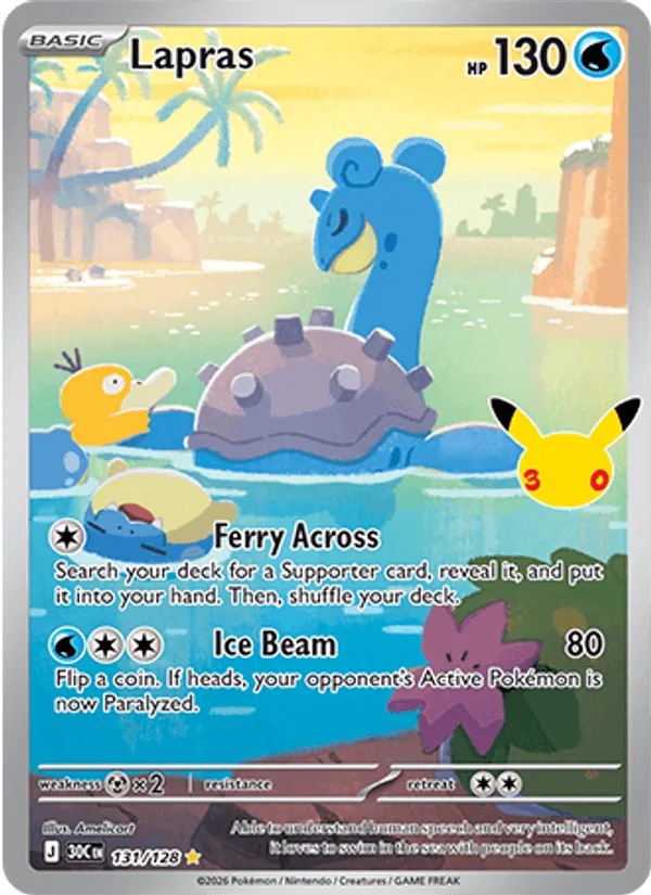 Lapras · 30th Celebration 131/128