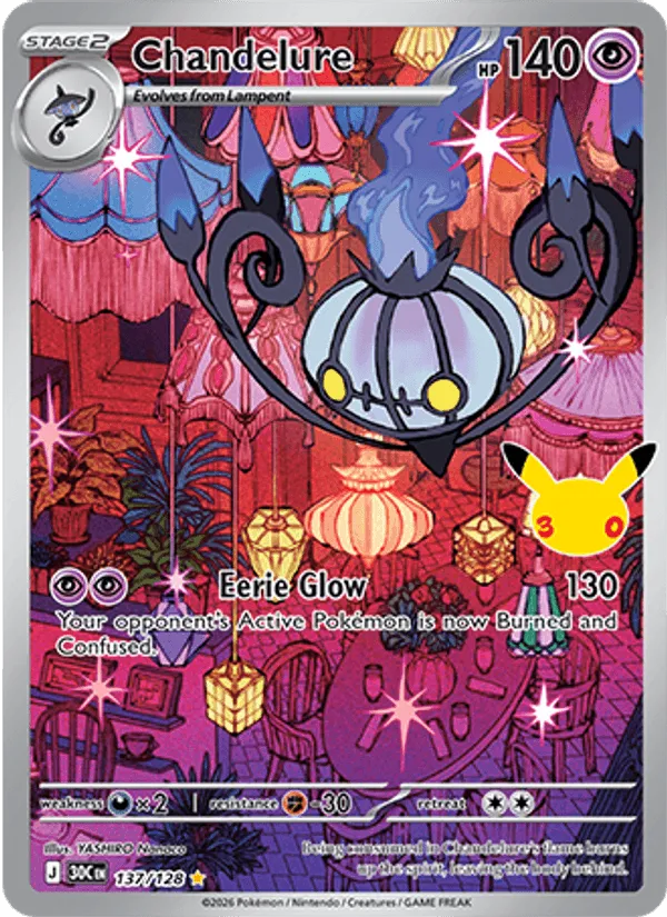 Chandelure · 30th Celebration 137/128