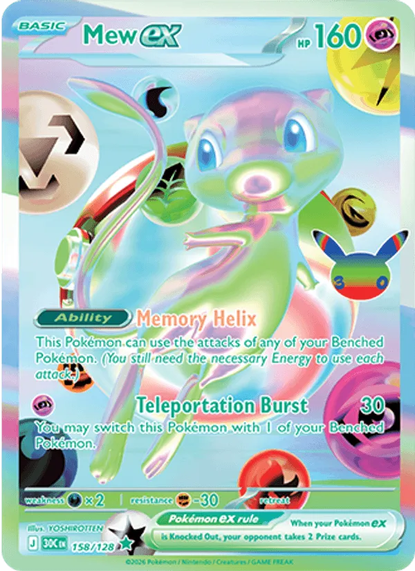 Mew ex · 30th Celebration 158/128
