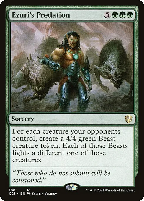 Ezuri's Predation · Commander 2021 188/409