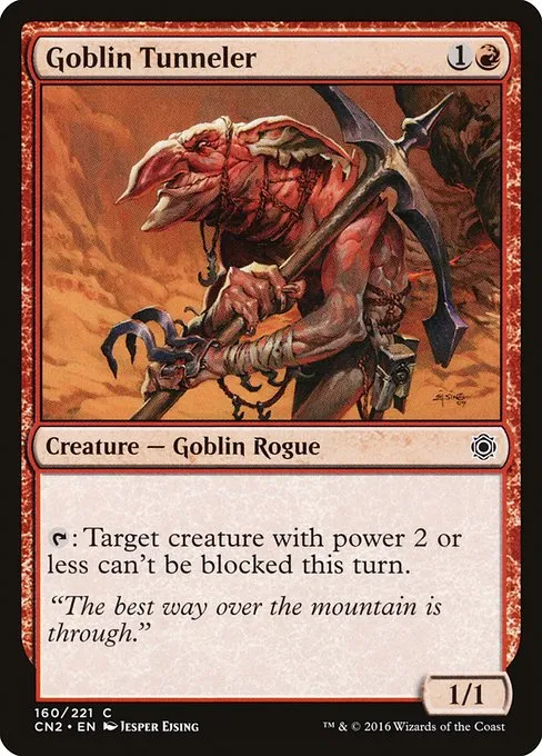 Goblin Tunneler · Conspiracy: Take the Crown 160/222