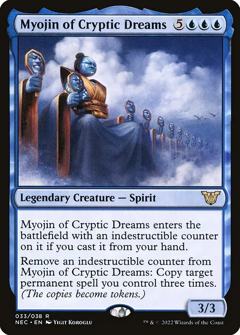 Myojin of Cryptic Dreams · Neon Dynasty Commander 33/179