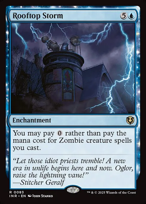 Rooftop Storm · Innistrad Remastered 83/495