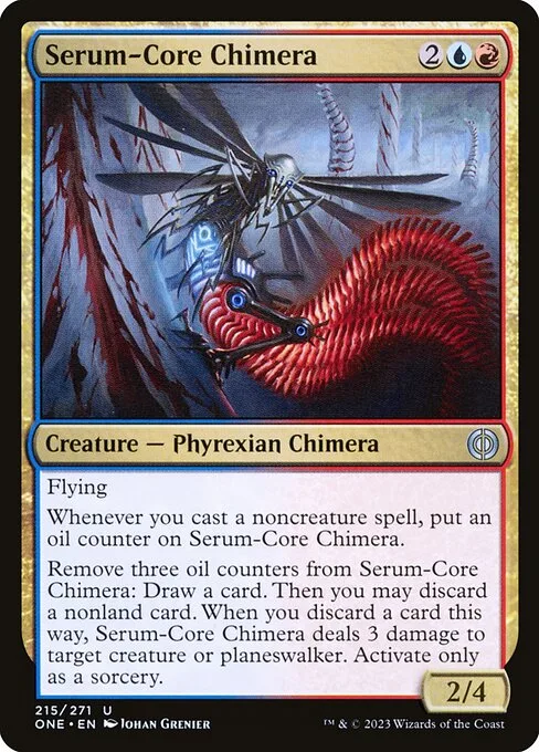 Serum-Core Chimera · Phyrexia: All Will Be One 215/479