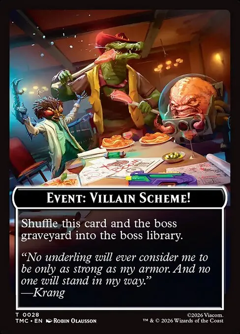 Event: Villain Scheme! · Teenage Mutant Ninja Turtles Eternal Tokens 28/31