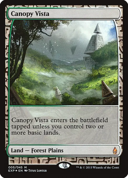 Canopy Vista · Zendikar Expeditions 5/45
